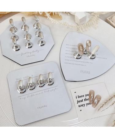 Nail Display Stand Holder - Magnetic Nail Practice Shelf with 5PCS Hooks for Salon Manicure - Buy Online on GoSupps.com