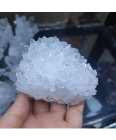 1pcs Natural White Quartz Crystal Cluster Clear Quartz Specimen Stone Crystal Point Specimen Home Decoration JIZTGEDM (Size : 500-600g) - Buy Online on GoSupps.com