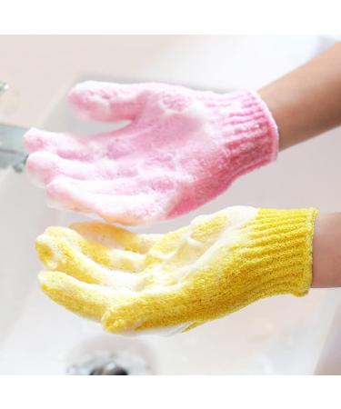 HUFFA Microfiber Hair Drying Gloves for Ladies - Quick-Dry Absorbent Wiping Towel - 1 Pair in Orange - Buy Online on GoSupps.com