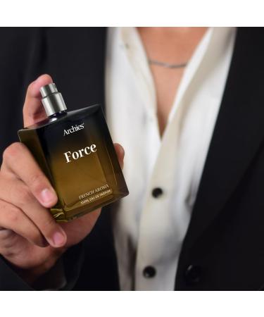 AR CHIES FORCE Eau De Luxury Parfume for Men | 100ML | French Aroma | Fresh Scent Aromatic Nightwear Woody | Premium & Long Lasting EDP Fragrance Scent (20% High Concentration Perfume) - Buy Online on GoSupps.com