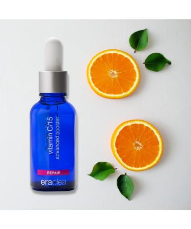 Eraclea Vitamin C 15% Advanced Booster Serum | Anti-Aging & Skin Brightening with Hyaluronic Acid | Smooth & Radiant Skin | International Shipping Available - Buy Online on GoSupps.com