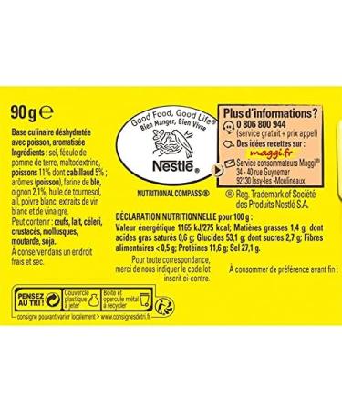 NESTLE MAGGI - Fumet de poisson en bo te pour sublimer vos plats - 90g - le Lot De 4 - Buy Online on GoSupps.com