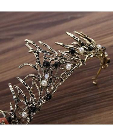 Voarge Crystal Tiara Crown for Bridal & Princess Vintage Wedding Diadem Perfect for Birthdays Proms Showers & Costumes - Buy Online on GoSupps.com