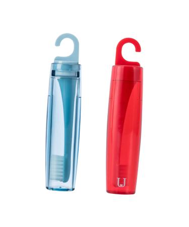 Ipetboom 2 STK manual toothbrush soft pocket toothbrush outdoor toothbrush travel toothbrush toothbrush for the oral care single toothbrush hiking toothbrush portable detergent child