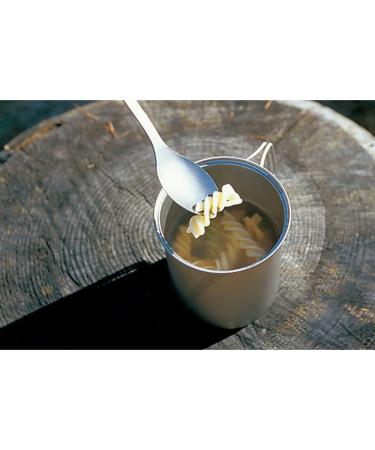 Snow Peak Titanium Spork - Durable, Versatile, Lightweight Eating Utensil - 0.6 oz - Buy Online on GoSupps.com