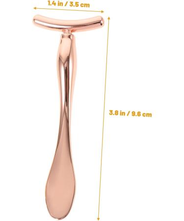 DOITOOL Facial Skin Roller 1 Set Both ends care Eye Wand rose gold skin care tools Double-end Facial Mask Spoon eye creams cosmetic eyes roller head digging spoon set Zinc alloy - Buy Online on GoSupps.com