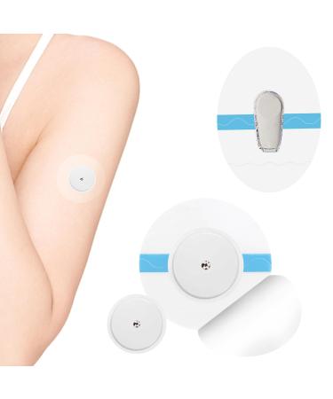 15 pieces of waterproof freestyle Libre 3 sensor and 15 pieces dexcom g6 plaster 7cm diameter self -adhesive & transparent skin -friendly plasters for swimming & bathroom (a total of 30 pieces)