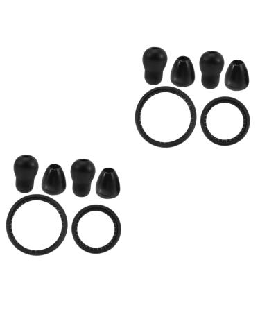 ULTECHNOVO 4 Sets Accessories Multicooker Versatilen Blackstome Ear Plugs Ear Tips Diaphragm for Medical Earplugs Suite Bell Jar Child Component