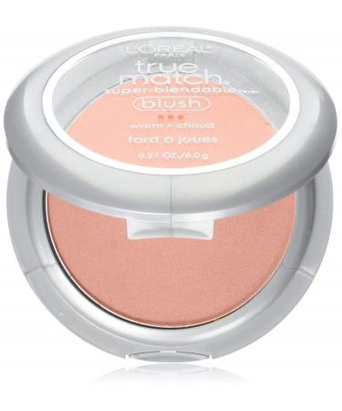 L'Or al Paris True Match Super-Blendable Blush  Precious Peach  0.21 oz.