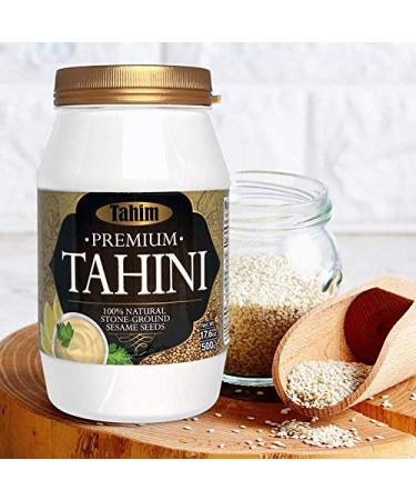 Tahim Premium Tahini - 100% Pure Sesame Vegan Paste, 500g - Buy Online on GoSupps.com