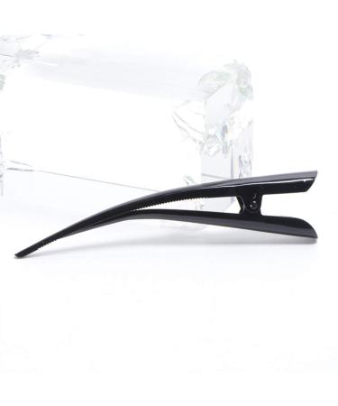 Frcolor Large Alligator Hair Clips - 3 Pack Metal Duckbill Clips for Women & Salon Use - Perfect for Thick & Thin Hair (Black) - Buy Online on GoSupps.com