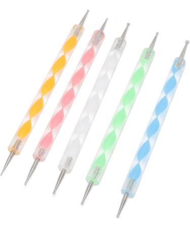 Nail Art Fine Point Pen Nail Art Dotting Pens Acrylic Double Ended for Nail Salon - Buy Online on GoSupps.com