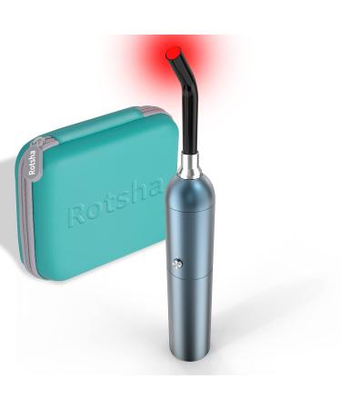 Rotsha Infrared Red Light Therapy Device - Cold Sore Fever Blister Treatment Healing Pain Relief for Lips Mouth Nose Ear Knee Feet Hands Joint Muscle Nerve Dogs, Health Care Blue