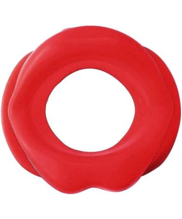 Lip Massager Silicone Lip Exerciser Facial Muscle Tightener Face Lift Mouth Stretcher Trainer Red - Buy Online on GoSupps.com