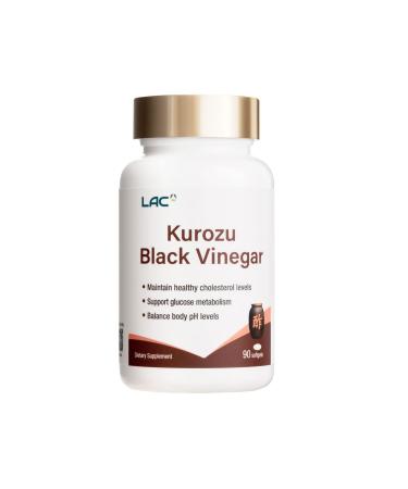 LAC Superfood Kurozu Black Vinegar (90 softgels)