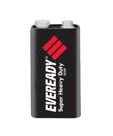 Eveready Battery 1222SW 9V Super Heavy-Duty Carbon Zinc Battery - Quantity 18
