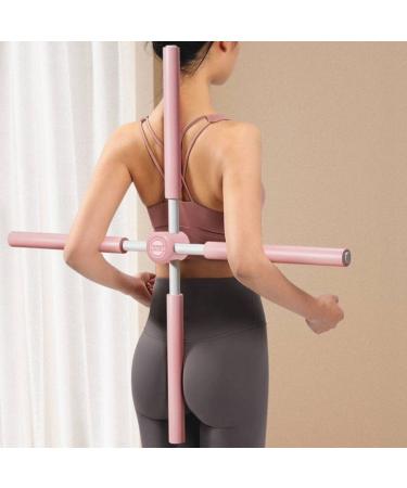 Yoga Sticks Stretching Tool - Back Yoga Sticks for Posture Corrector - Stretch Bar Yoga Posture Stick for Back - Yoga Stick for Back Posture Corrector Stick Stretchy Bar - Yoga Back Stick Posture Pole