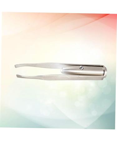 Mikinona Stainless Steel Tweezers Eyebrow Hair Removal Tweezer Led Eyebrow Tweezer Led Light Eyelash Tweezer Lash Tweezer - Buy Online on GoSupps.com