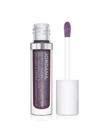5 Pack JORDANA Cosmic Glow Holographic Lip Gloss - Iridescent Purple