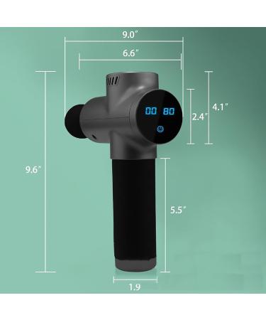 Buy Hailm Deep Tissue Electric Massage 6 Levels Adjustable | Relieve Muscle Pain for Athletes | International Shipping Available - Buy Online on GoSupps.com