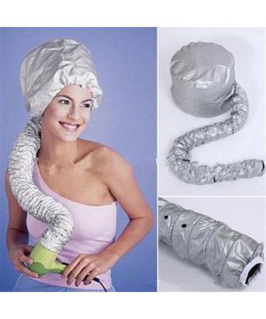 Bonnet Drying Helmet - Hair Dryer Cap with Elastic Band for Attachment - Grey | Fast International Shipping - Buy Online on GoSupps.com