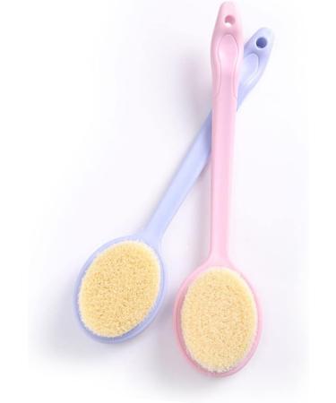 FOMIYES Handle Bath Brush Loofah Cleaning Scrubber - 38x9.5cm - Buy Online on GoSupps.com