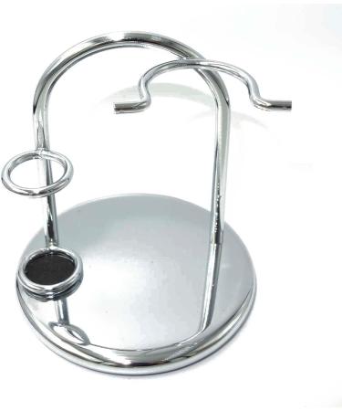 NSNT EXCISIT Razor Brush Set for Men - Natural Cosmetic Bristles & Hair Knot - Stylish Black Shaving Brush Rack (9x15cm) | Perfect for Home Grooming - Buy Online on GoSupps.com