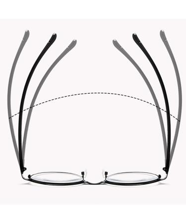 Retro Round Reading Glasses for Women - Blue Light Blocking Eyeglasses with Alloy Frame - Fashionable Red Computer Readers - Buy Online on GoSupps.com