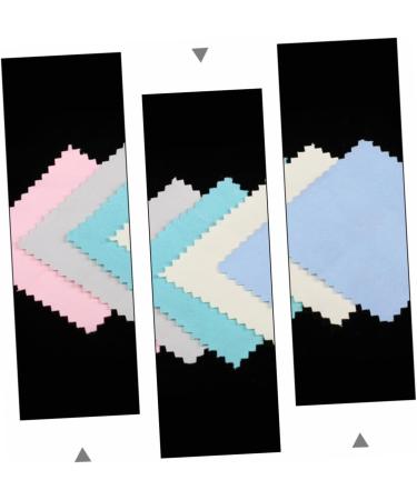 50 Pcs Silver Polishing Cloths - Microfiber Eyeglasses & Jewelry Cleaning Wipes | Streak-Free Flannel Screen Cleaner - Buy Online on GoSupps.com