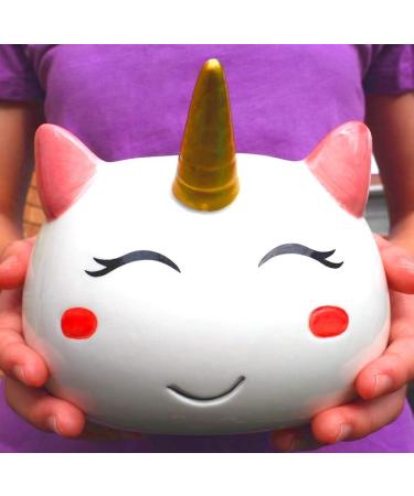 Unicorn Yarn Bowl - Extra Large 8.5 Ceramic Knitting Bowl for Crochet - Yarn Holder and Storage Gift for Knitters - Buy Online on GoSupps.com