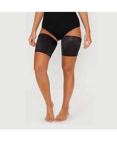 Buy Black Anti-Chafing Thigh Bands | Non-Slip Elastic Leg Comfort for Running & Sports (Size E - 62CM-70CM - Buy Online on GoSupps.com