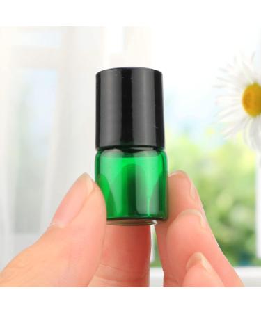 50-Pack 1ml Glass Roll-On Bottles Mixed Colors with Stainless Steel Roller Balls and Black Caps for Aromatherapy - Includes Pipette - Buy Online on GoSupps.com