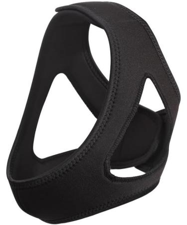 Snoring Chin Strap - Veralabs Airflow Jaw Strap for Better Sleep | Close Mouth Jaw Support (Black 1pc - Buy Online on GoSupps.com