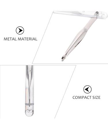 Ibasenice 2-Piece Precision Curved Tweezers Set for Jewelry Eyebrow & Ingrown Hair - Rustproof Handheld Tools for Hobbyists & Lab Use - Buy Online on GoSupps.com