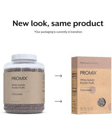 ProMix Whey Protein Isolate Puffs 30 Servings | 10g Protein 50 Calories | Grass Fed Protein Crisps (Chocolate) - Buy Online on GoSupps.com