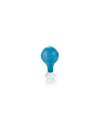 Cupping glasses with ball |Special type |Blue suction ball |Cupping set |Cupping glass |Different sizes (approx. 2.5 cm (inside diameter)))