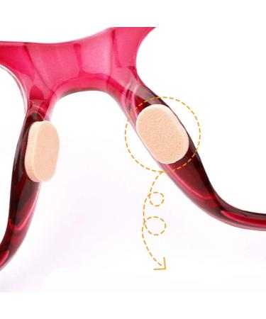 Faruta 10 Pair Self-Adhesive Foam Nose Pads for Glasses & Sunglasses - Non-Slip Skin Color 1.5 mm - Buy Online on GoSupps.com