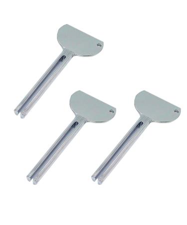 3 Pcs Tube Squeezer Metal Toothpaste Squeezer Stainless Steel Tube Squeezer Roller Tube Squeezer Tube Press for Hair Gel Hand Cream