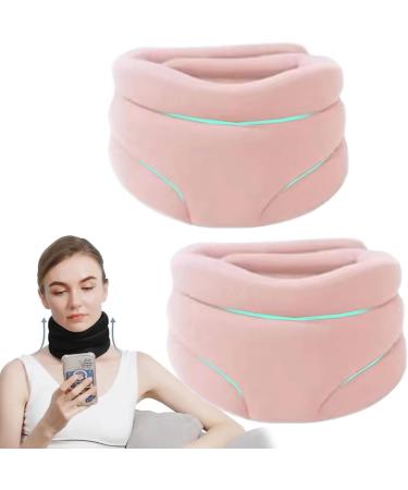 Cervicorrect Neck Brace Neck Brace for Snoring Neck Brace for Neck Pain and Support Posture Sleeping yl-105023(Color:2pcs Pink)