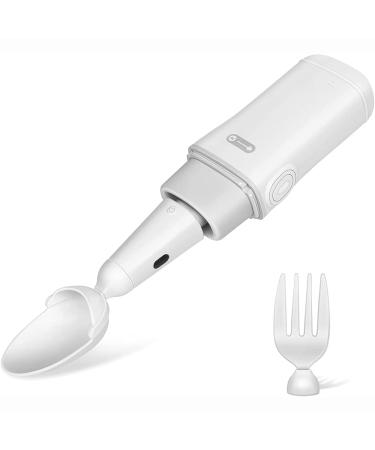 Parkinson Spoon for Hand Tremor Steady Spoon and Fork with Self Stabilizing Smart Lift Kit for Arthritis Parkinson's Patients or Tremors Sufferers