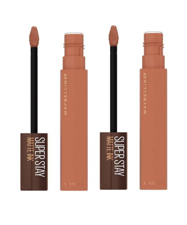 Maybelline SuperStay Matte Ink Liquid Lipstick Chai Genius 255 - Pack of 2 - Buy Online on GoSupps.com