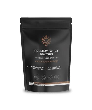 Benavidez Premium Whey Protein Powder 25g Protein Per Serving Grass-Fed Whey Isolate & Concentrate Fast-Digesting Muscle Recovery No Artificial Sweeteners Keto & Gluten-Free Chocolate Fudge
