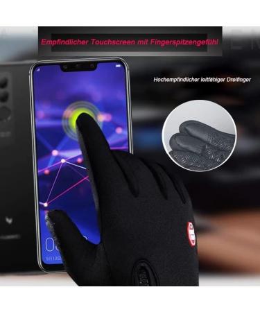 Toupeone Winter Gloves for Women & Men - Waterproof Windproof Touchscreen Warm Gloves Non-Slip Design - Buy Online on GoSupps.com