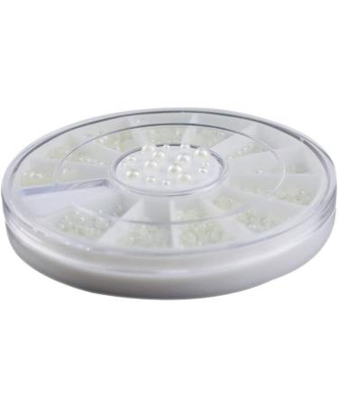 3 Sizes Nail Art Stickers Faux Pearl Tips Glitters Rhinestones Slice Decal DIY Manicure Nail Art Decorations Wheel Premium Quality - Buy Online on GoSupps.com