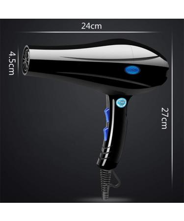 Hair Dryer Professional Salon Hairdryers Ionic Comb Professional Hair Styling Ultra 2000W Hair Dryer with Diffuser and Concentrator Nozzle 3 Heat 2 Speed Settings Low Noise for Man Woman Black Small - Buy Online on GoSupps.com