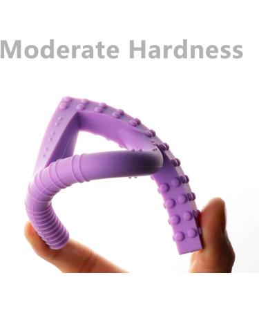 Sensory Oral Motor Chew Tool for ADHD Autism SPD - Pink Purple Special Needs Chewies for Oral Motor Stimulation - Sensory Autistic Aid - Buy Online on GoSupps.com