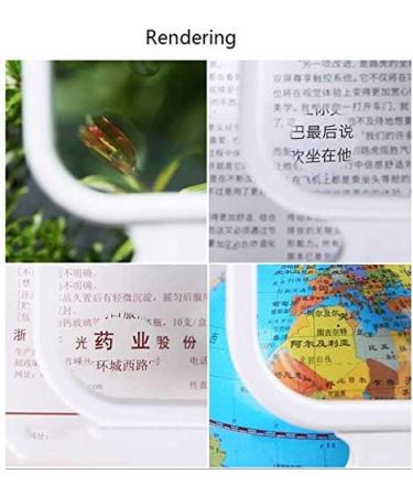 Magnifying Glasses Vision aids Magnifying Glass with Light Handheld Child Old Man Reading Newspaper Magnifier Stationery Office Supplies 1PCS Better Life - Buy Online on GoSupps.com