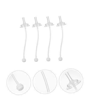 Buy Mikinona 4-Piece Silicone Straw Set for Baby Milk Bottles - Durable Long-Lasting Water Exit Straws for Easy Drinking | International Shipping Available - Buy Online on GoSupps.com