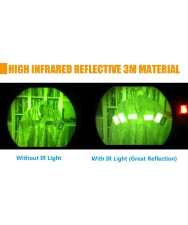 KRYDEX 5x3 Inch Large Infrared IR Reflective USA American Flag Patch - Tactical Vest Patch in Multicam - Buy Online on GoSupps.com