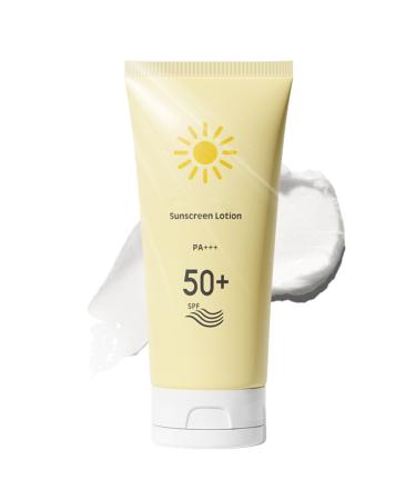 Sunscreen SPF 50+ UV Protection - Face Sun Cream SPF 50 - SPF 50 Face Moisturiser - Sun Cream for Women - Refreshingly Non-Sticky Moisturization - Mild Sun Cream for Even Skin Tone